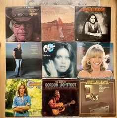COUNTRY MUSIC VINYL RECORD GRAB BAG! 5 ASST Albums, LP Bulk Lot, FREE SHIPPING!