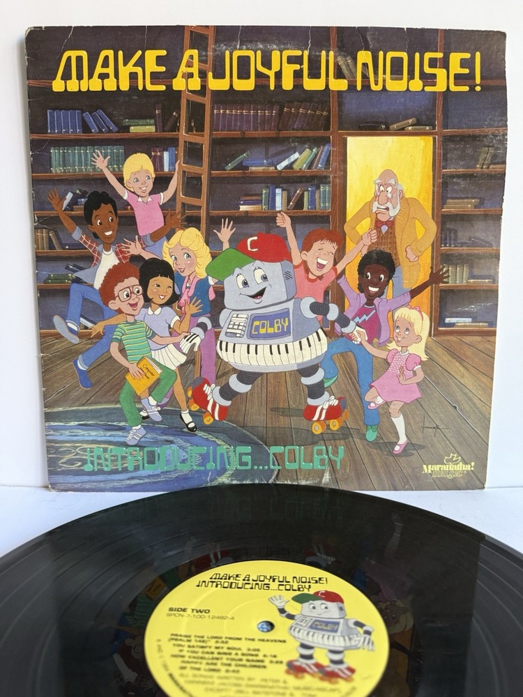 Make A Joyful Noise Lp Maranatha Sealed Electro Synth Introducing Colby Lp