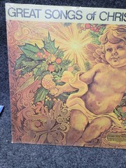 Vintage The Great Songs Of Christmas Album 8 12″ Black Vinyl LP Columbia Xmas
