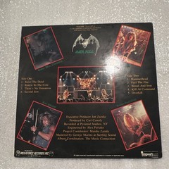 Over Kill Feel The Fire 12” Clean Black Vinyl LP 33 Megaforce Records MRI 1469