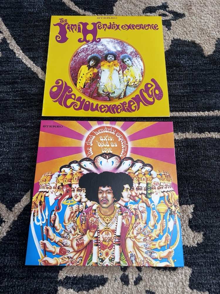 jimi hendrix 2010s repress vinyl lot (axis: bold as love/are you experienced)