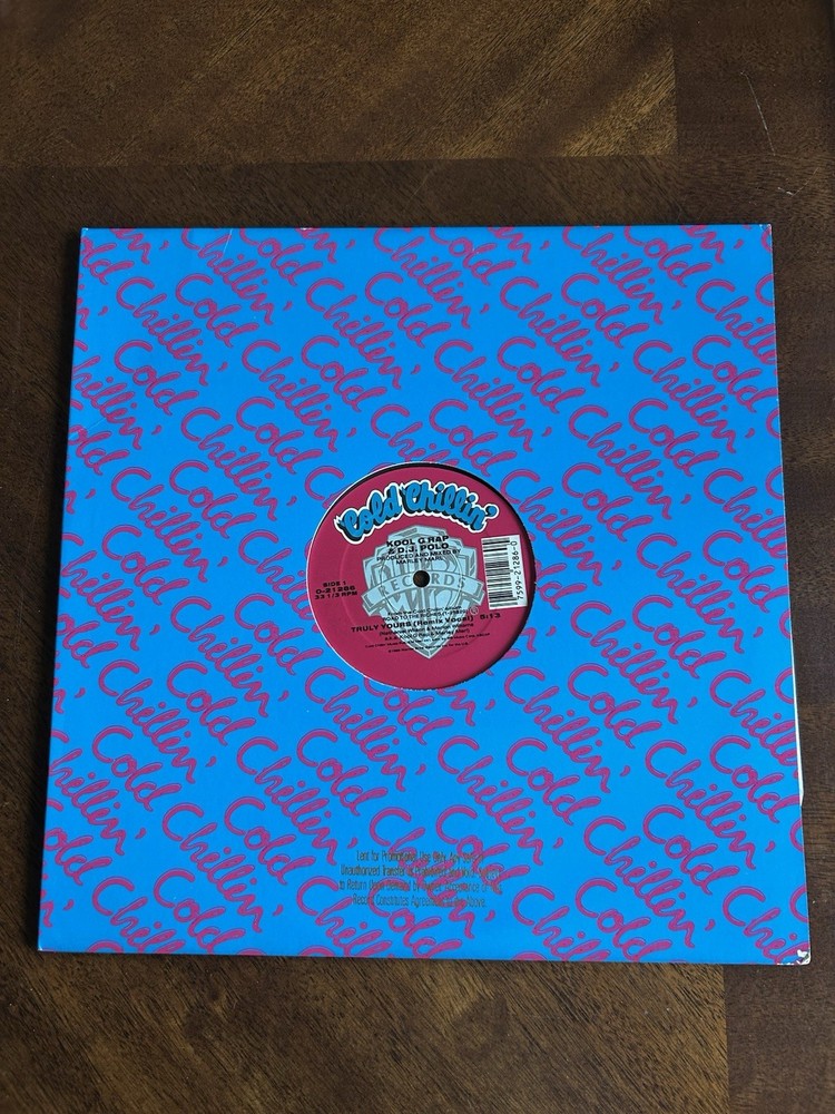 KOOL G RAP & D.J. POLO – TRULY YOURS REMIX / COLD CUTS 12″ Vinyl Single 1989 VG+