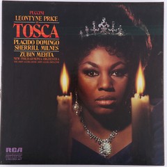 Puccini Leontyne Price as Tosca, Placido Domingo, Milnes, 2xLP Box Set ARL2-0105