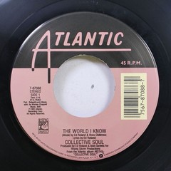 90’S 45 Collective Soul – Smashing Young Man / The World I Know On Atlantic
