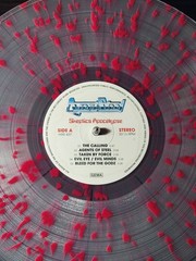 Agent Steel – Skeptics Apocalypse HRR-437 / Vinyl EX+ / Clear Red Splatter