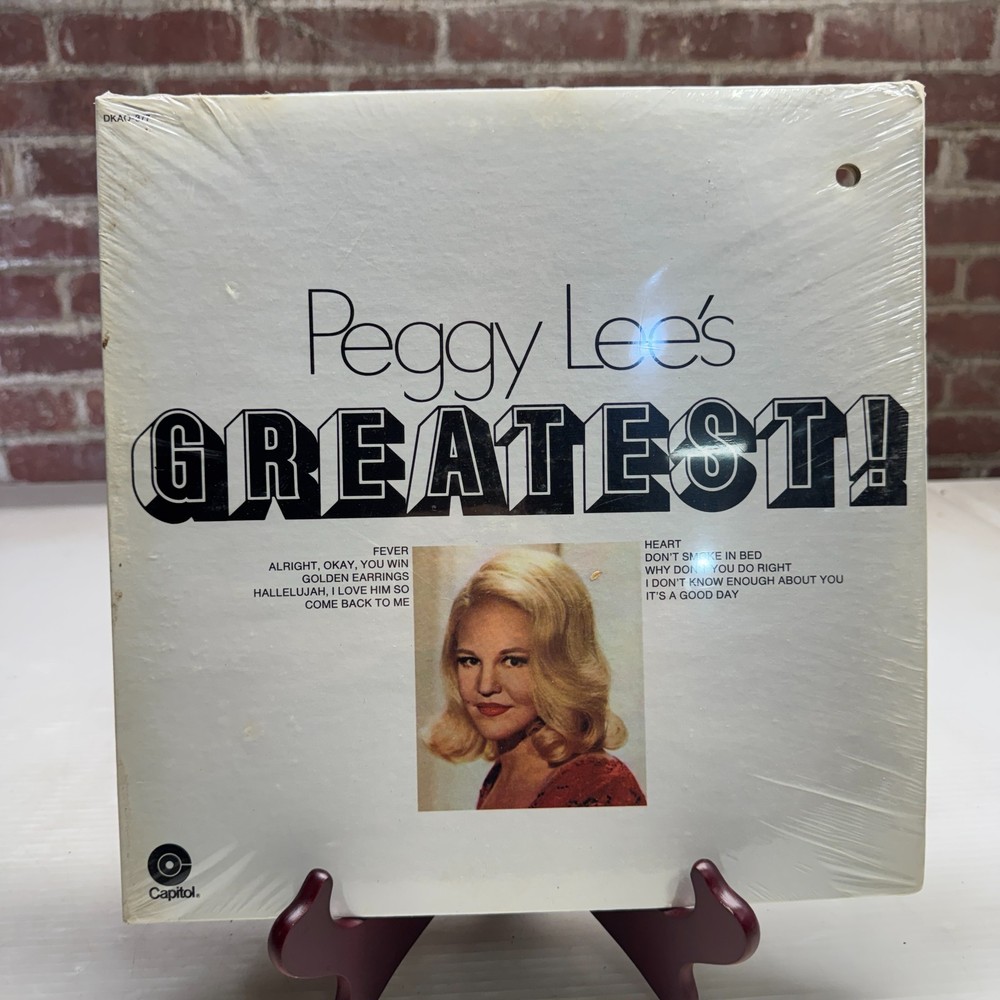 Peggy Lee Greatest! LP Vinyl Record Sealed Capitol Records