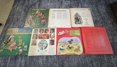 Vintage Christmas Vinyl Record Lot 8 LP Time Life Loretta Lynn Holiday READ