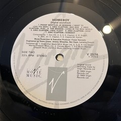 [OST]~EXC LP~HOMEBOY~Soundtrack~Original Score~Eric Clapton~[1989~VIRGIN]~UK Imp