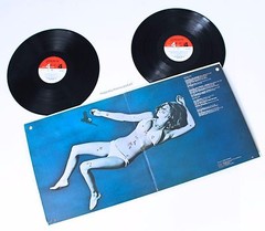 ORIGINAL 1971 WARHOL STYLE POP ART COVER JAMES BOND GIRLS VINYL 2 LP CHEESECAKE