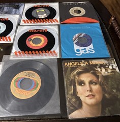 Small Lot of 16 Unsorted (45rpm Jukebox 7″) With Sleeves Classic Vintage Records