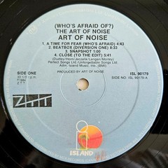 NEW WAVE / SYNTH-POP – ART OF NOISE – WHO’S AFRAID OF? LP – ISLAND OG IMPORT