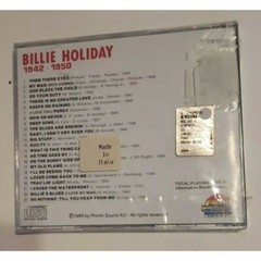 As Time Goes By Billie Holiday 1942-1950 CD Sealed Giants of Jazz Italy 1999