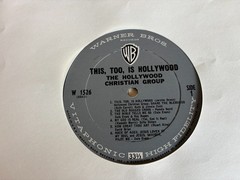 This Too Is Hollywood Christian Group Sings Various Artists Gospel LP Warner