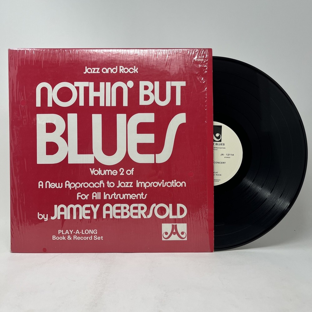1978 Nothin But The Blues by Jamey Aebersold LP JA1211 Play-Along Vinyl EX/EX