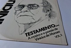 Vinicius – Testamento… Vol. 3 Vinyl LP – 1982 RGE – Brazil