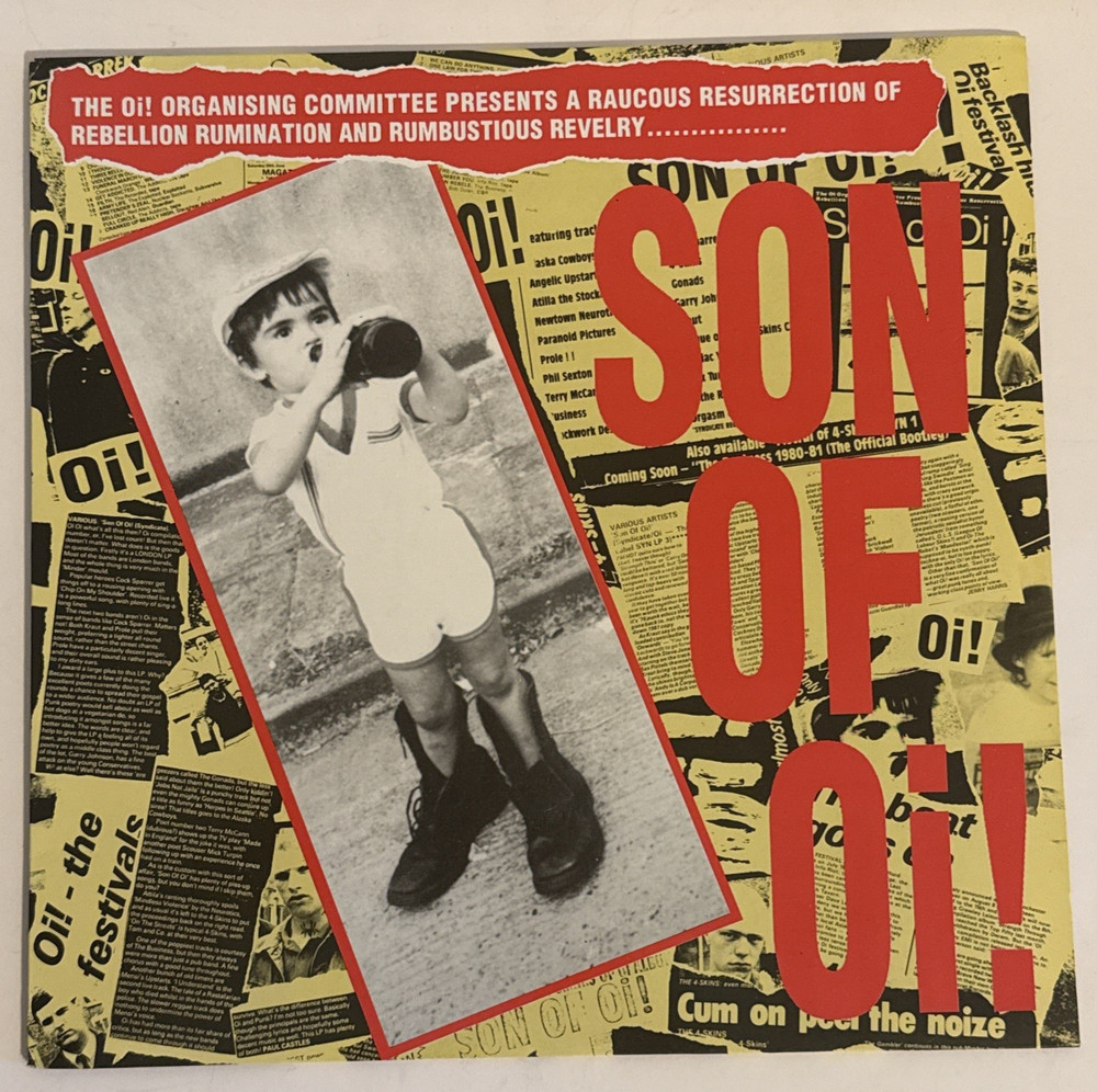 SON OF OI! ORIGINAL 1983 U.K. FIRST PRESSING LINK RECORDS / SYNDICATE PUNK COMP
