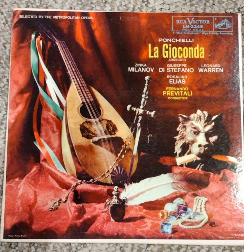 La Gioconda, Ponchielli, Milanov, Di Stefano, Warren, Elias, LM 2249, 1958