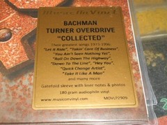 BACHMAN TURNER OVERDRIVE collected 2x LP NEW UNPLAYED audiophile 180 gram MOV