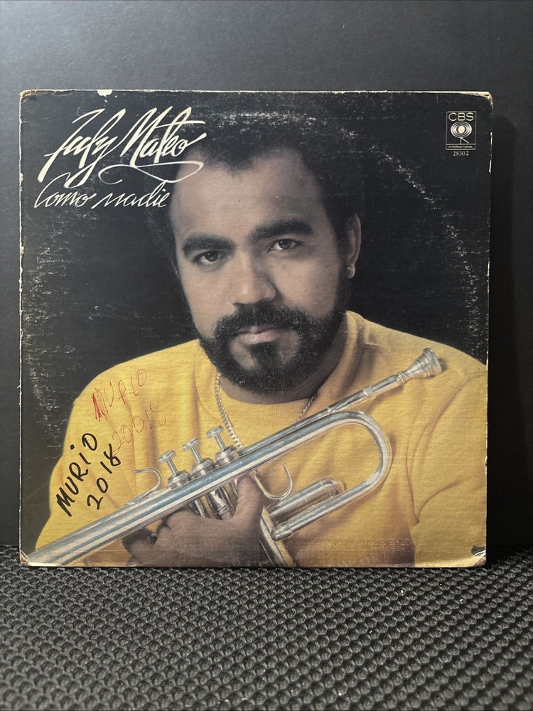 JULY MATEO – Como Nadie Vinyl LP – 1984 Merengue/Afro-Cuban Jazz