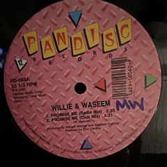 Willie & Waseem Promise Me 12″ Vinyl Single 33 RPM Pandisc 1990 PD-060A/B