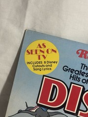 The Greatest Hits Of Walt Disney 12” Vinyl LP Album Record 1975 Vintage