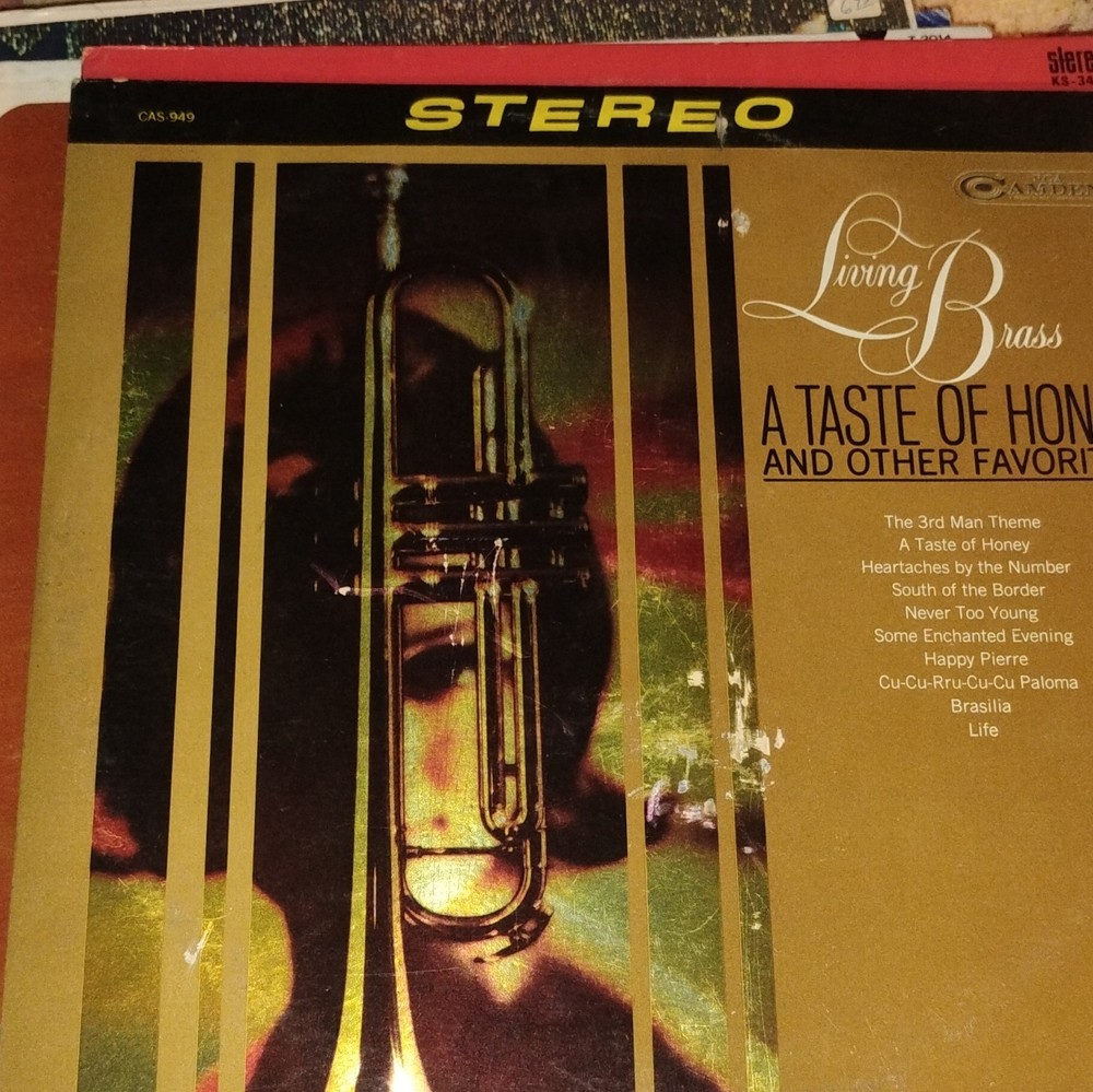 RCA Camden Living Brass A Taste of Honey 12″ Vinyl LP Stereo 1964 CAS-949
