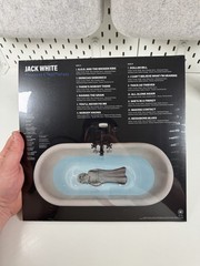 RARE Jack White – FROZEN CHARLATAN Chrome Cover w/ Ice Blue Vinyl w/ LP Xtras