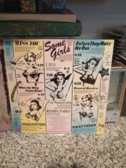 Original Rolling Stones Some Girls banned cover Die Cut / Shrink / hype sticker
