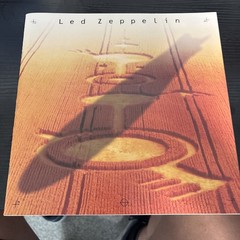 Vtg 1990 Led Zeppelin 12×12 Booklet Insert With Fold Out Center