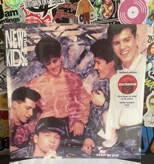 NEW KIDS ON THE BLOCK Step By Step NEW WHITE VINYL W/HYPE STICKER