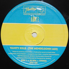 ABC Vanity Kills 12″ Orig 1985 UK Neutron VG+ Synth Pop New Wave Vinyl NTX 109
