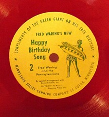 Fred Waring–Fo Fum Fi Fee/New Happy Birthday Song 1949 Green Giant Promo Record