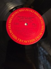 Paul Simon In Concert Live Rhymin’ Vintage Vinyl LP 1974 Columbia Record PC32855