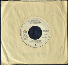 AMBROSIA BIGGEST PART OF ME 7” SINGLE WARNER BROS. WBS49225 1980 US PRESS