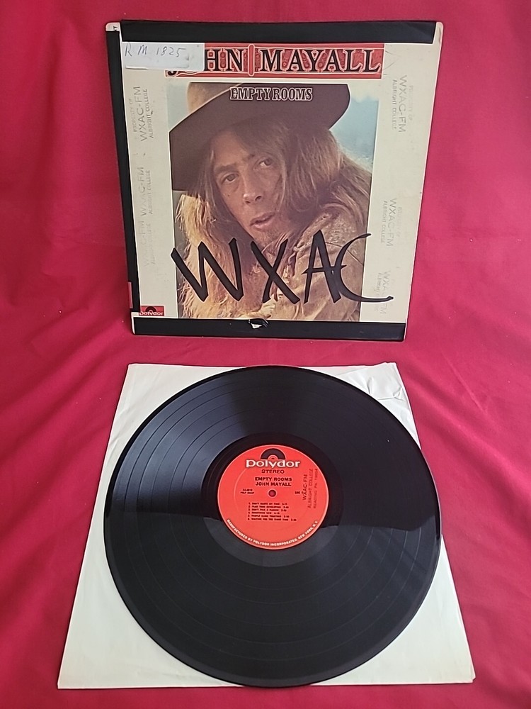 John Mayall Empty Rooms LP Vinyl Record Album College Radio Copy