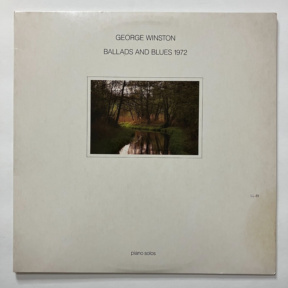 George Winston Ballads And Blues 1972 Vintage Vinyl LP Record Piano Solos Windha