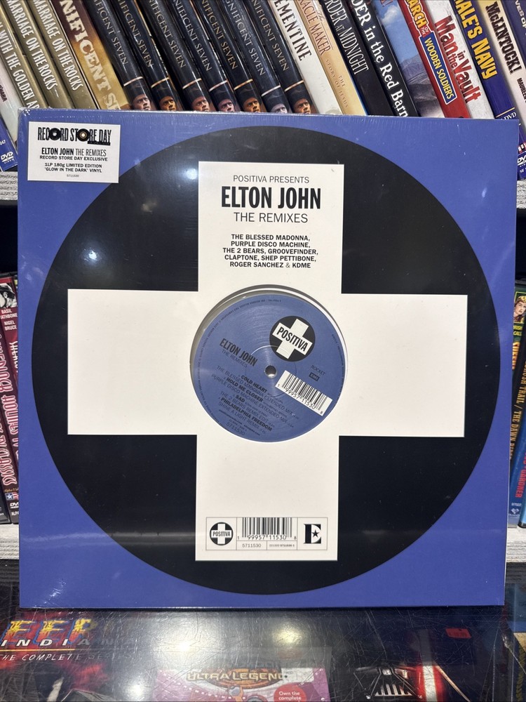 ELTON JOHN Positivia Presents The Remixes Glow In The Dark Vinyl RSD 2026