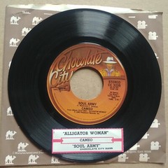 CAMEO Alligator Woman/Soul Army 45 7″ FUNK SOUL Record Vinyl Chocolate City