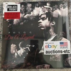 Polo G – Die A Legend Vinyl LP RSD Black Friday 2023 Color Black Ice NEW RTS