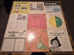 Disneyland Records Lot of 9 Walt Disney Children’s LPs 12″ Black Vinyl