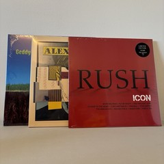 Rush Lot Of 3 Sealed Vinyl Records Geddy Lee Alex Lifeson Neil Peart