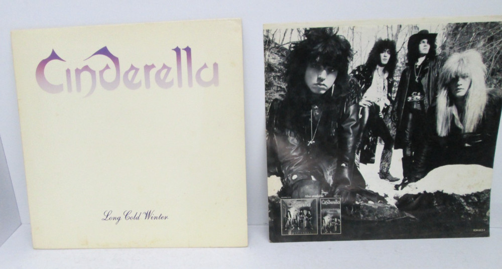 CINDERELLA – Long Cold Winter ”Cover & OG Inner sleeve only” 1988 Merc 834612-1