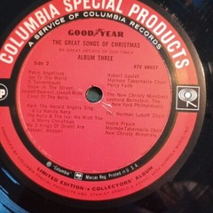 The Great Songs Of Christmas by Great Artists Of Our Time ALBUM Three 1963 LP