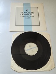 New Order ‎– Ceremony / In A Lonely Place Factory ‎– FAC. 33 1981 12″ Single VG