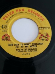 FROSTY THE SNOWMAN/ JOY TO THE WORLD + PETER PAN RECORDS V.G. TESTED 45 RECORD
