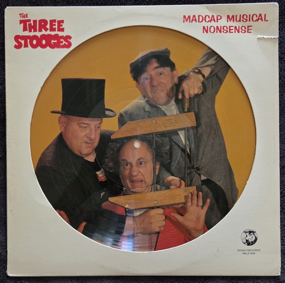 The Three Stooges – Madcap Musical Nonsense – 1983 – Viny – LP – Picture Disc