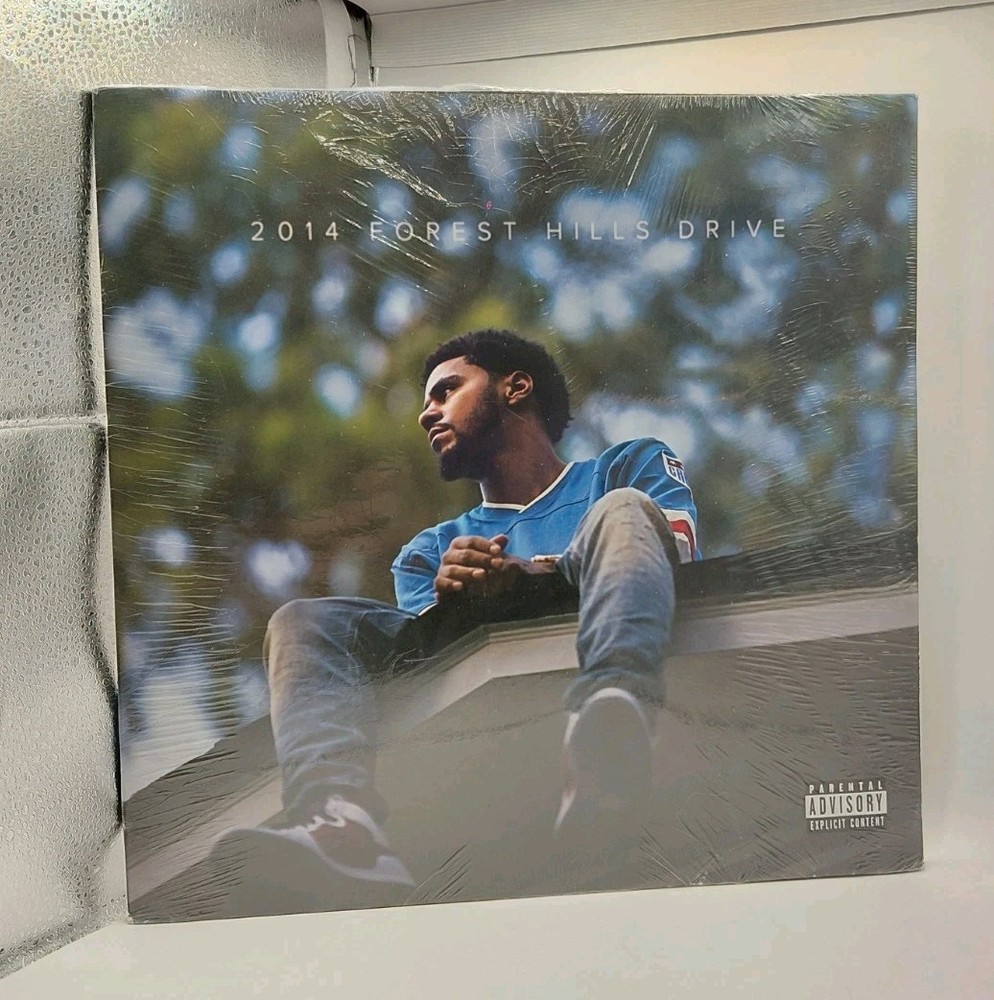 J. Cole “2014 Forest Hills Drive” 12″ Vinyl Record 2x LP SEALED/NEW (Blue Color)