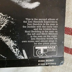 Jimi Hendrix Axis Bold as Love Mono UK 1st press 1968 A1 B1 Vgc + Vinyl