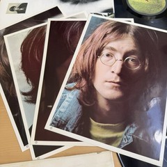 1970s BEATLES White Album 🍏 2LP + poster & pics Serial #1174641 US Press