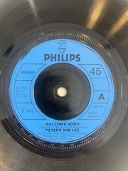 Peters And Lee – 7″ UK 45 – Welcome Home – 1973 – Philips – 6006 307 – EX/VG